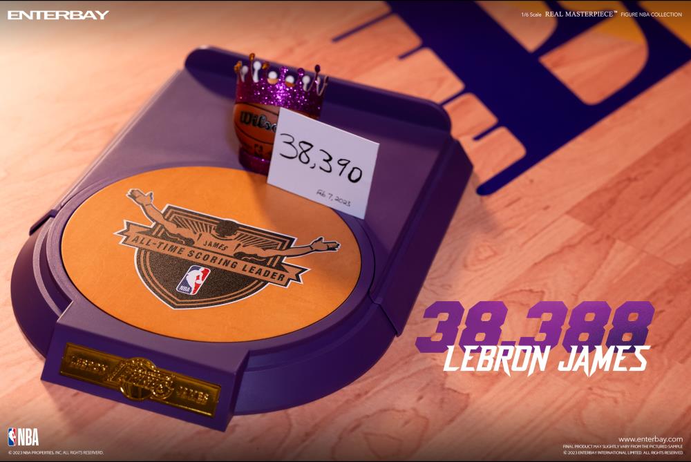 PRE-ORDER Enterbay - Real Masterpiece: NBA Collection - LeBron James: Special Edition 1/6