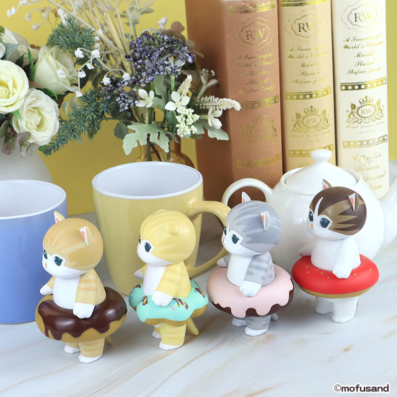BACK-ORDER mofusand - mofusand Donut Nyan Soft Vinyl Figure [Set of 4]