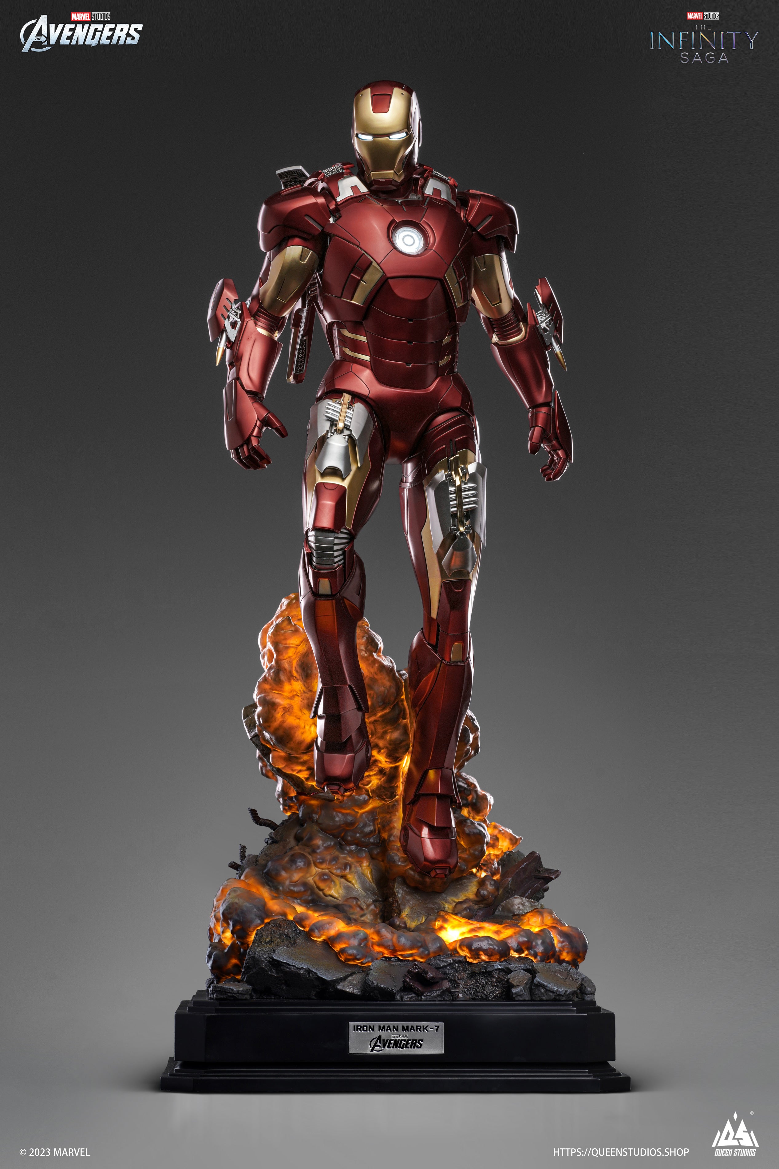 PRE-ORDER Queen Studios - The Avengers - Iron Man Mark 7 1/3