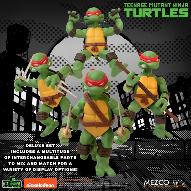PRE-ORDER Mezco - 5 Points - Teenage Mutant Ninja Turtles Deluxe Set