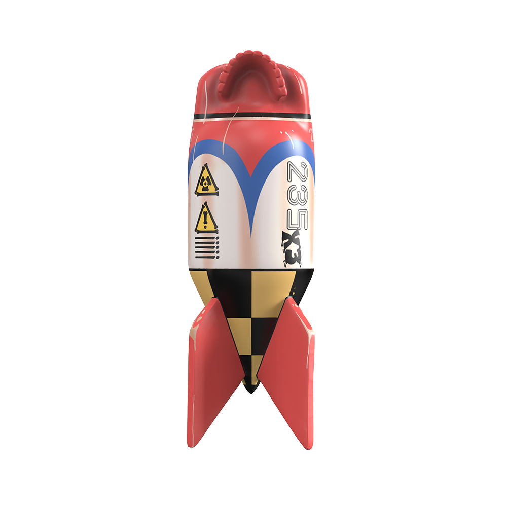 PRE-ORDER Mighty Jaxx - Skull bomb (Retro Edition) by Jason Freeny