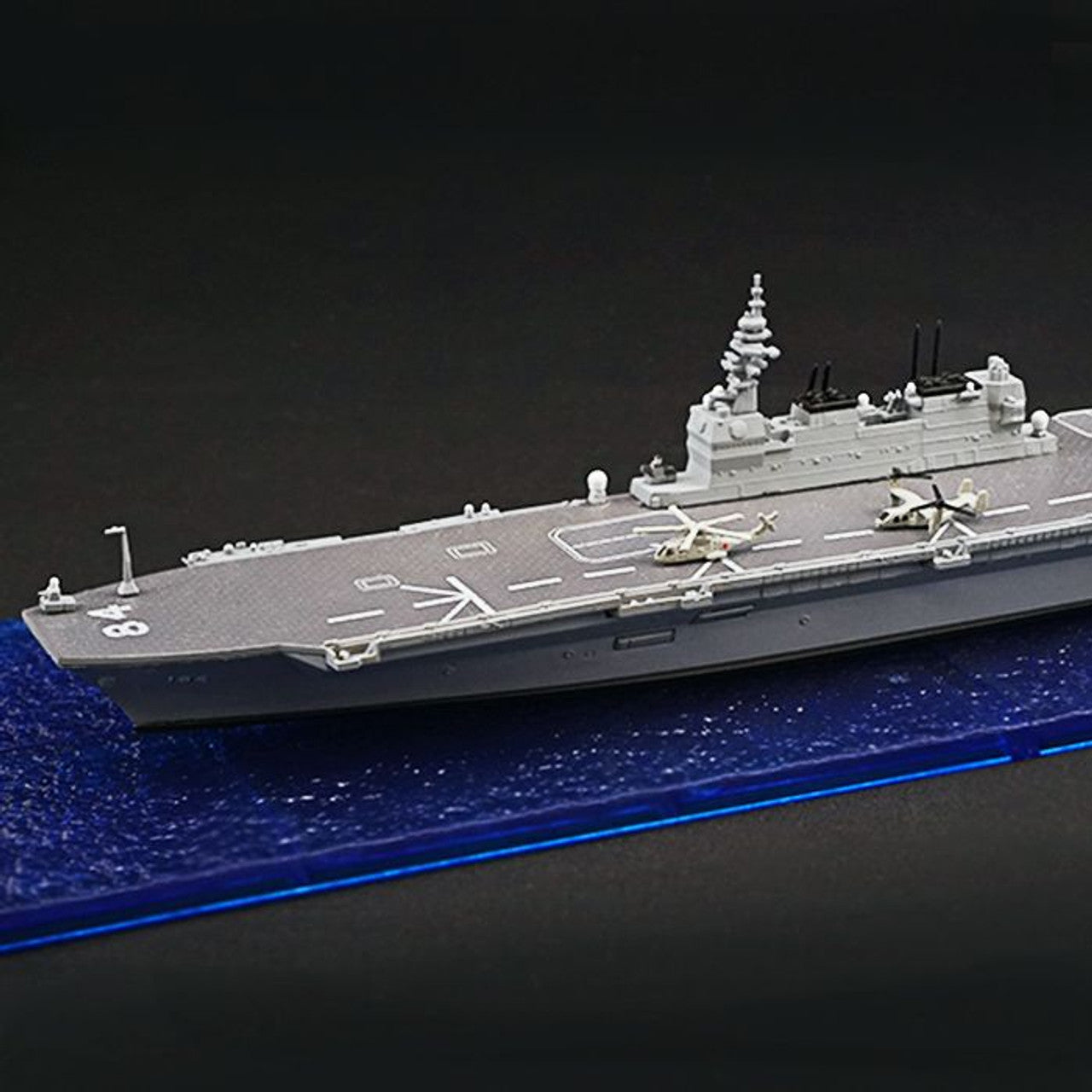 PRE-ORDER F-Toys - JMSDF DDH Kaga Plastic Kit Collection 1/1250 [Box o