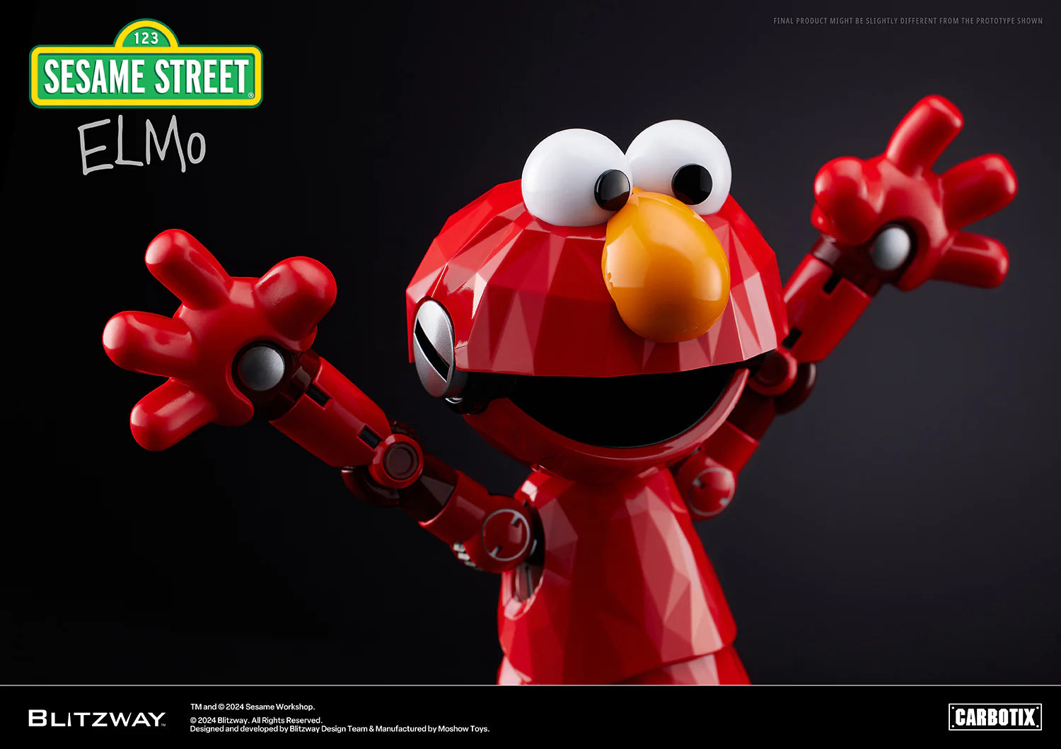 PRE-ORDER Blitzway - CARBOTIX - Sesame Street - Elmo