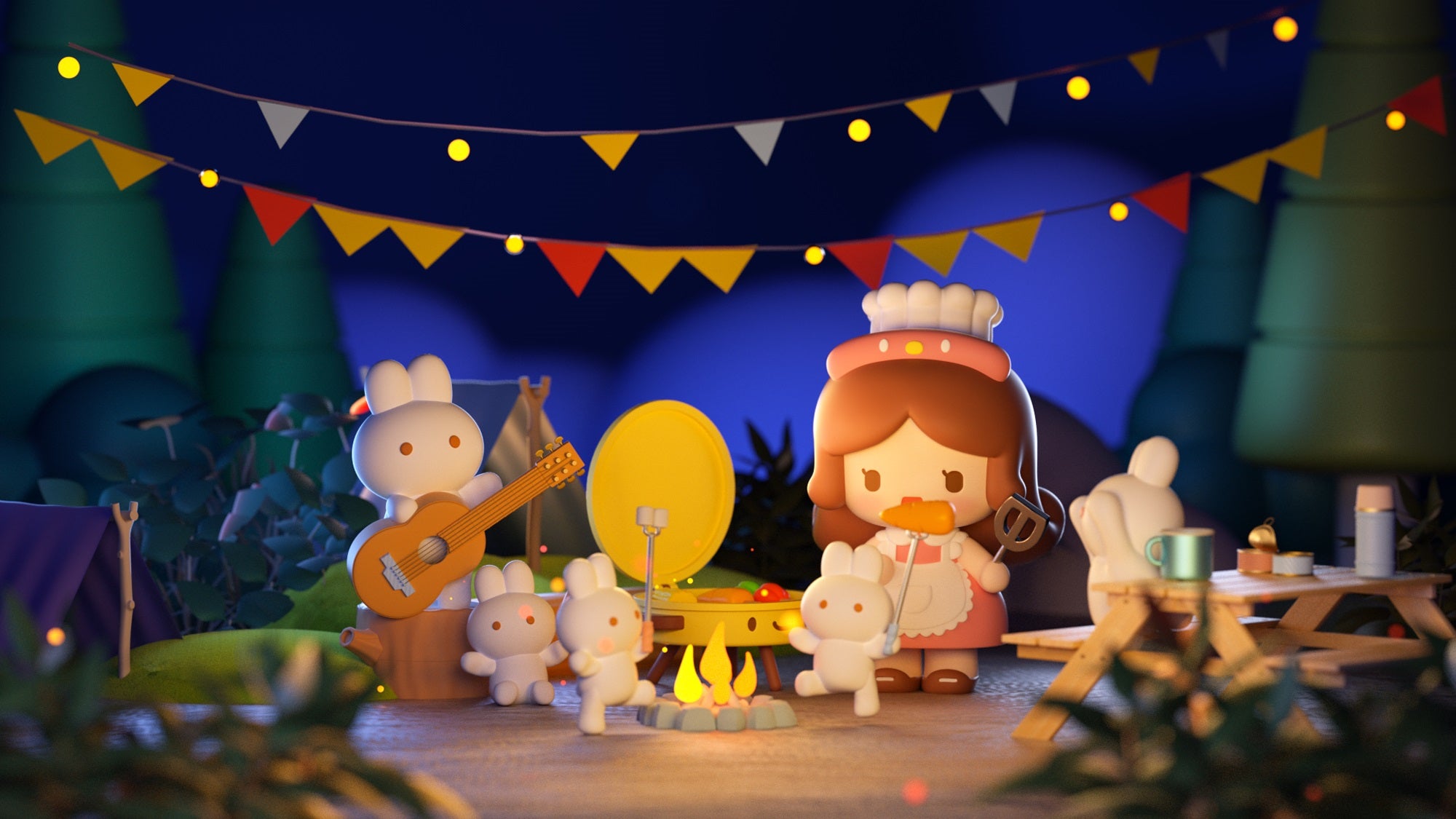 PRE-ORDER Plum - Bunny Outing [Box of 9]