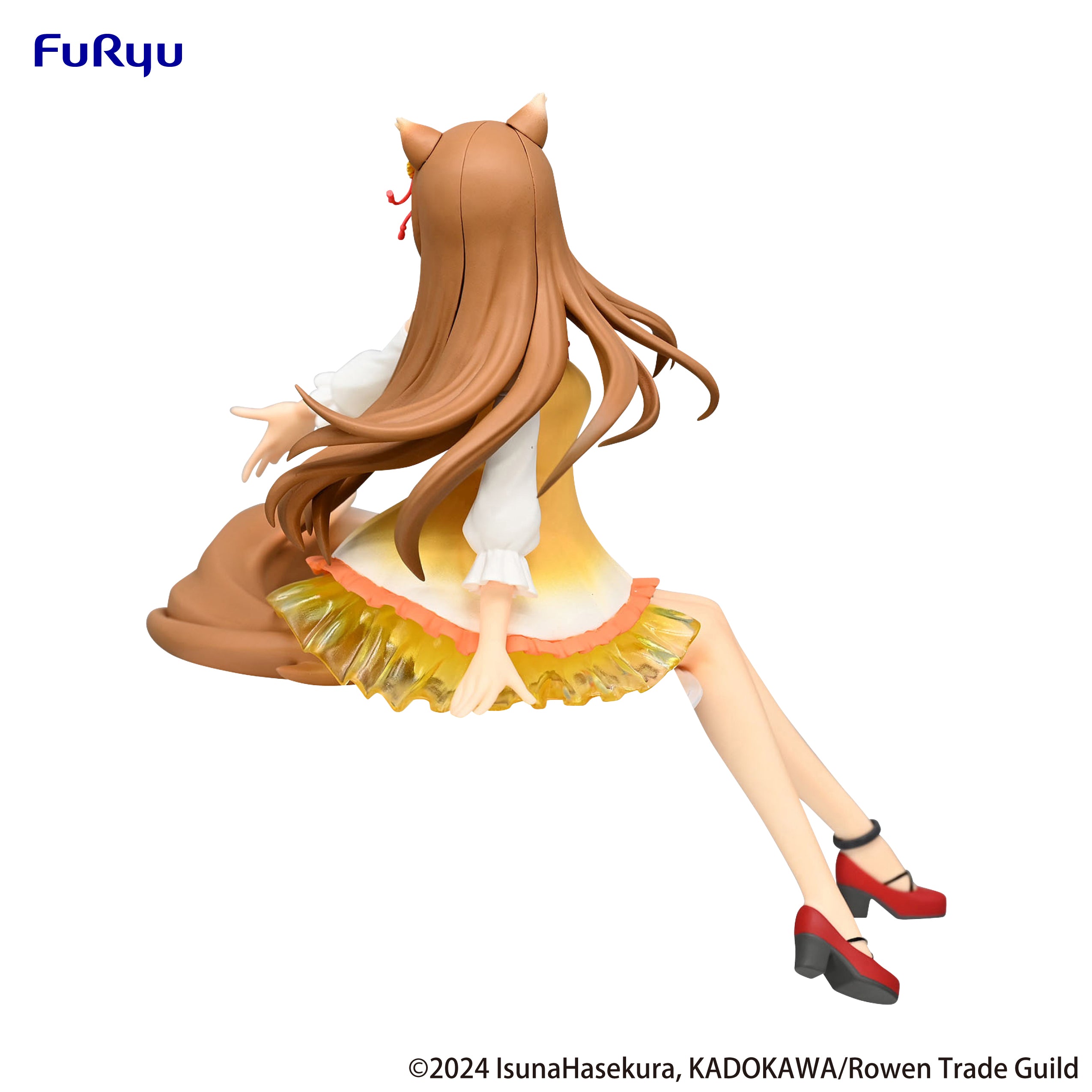 IN-STOCK FuRyu - Spice and Wolf: Merchant Meets the Wise Wolf Noodle Stopper Figure - Holo: Himawari One Piece Ver.