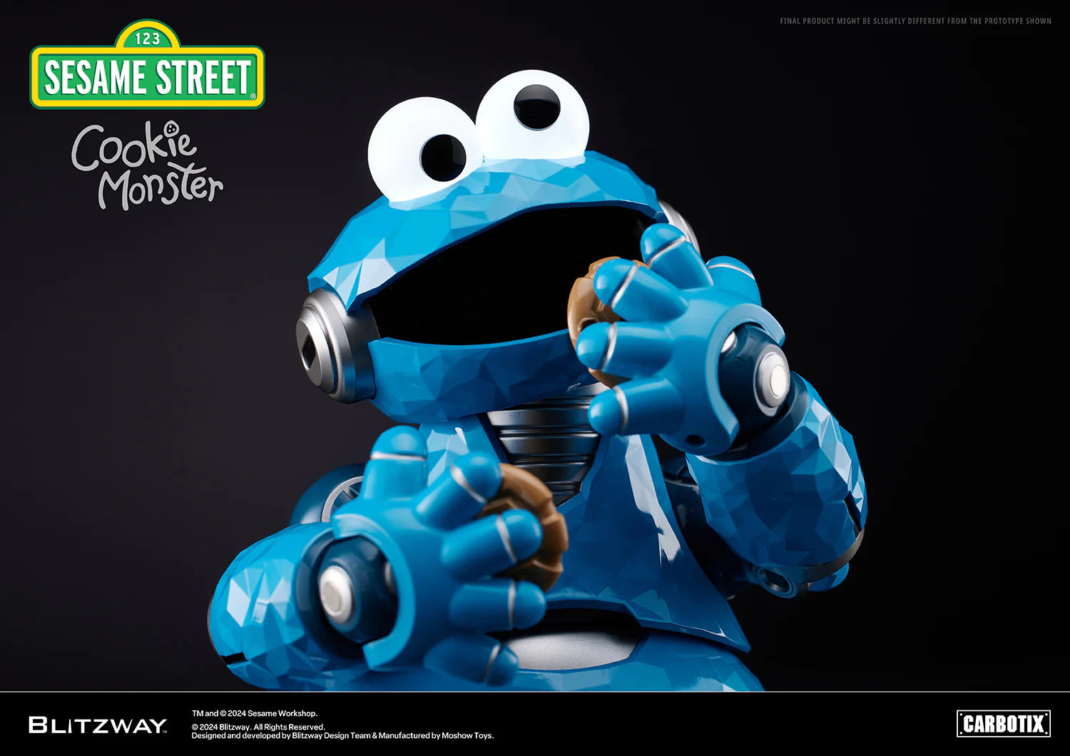 PRE-ORDER Blitzway - CARBOTIX - Sesame Street - Cookie Monster