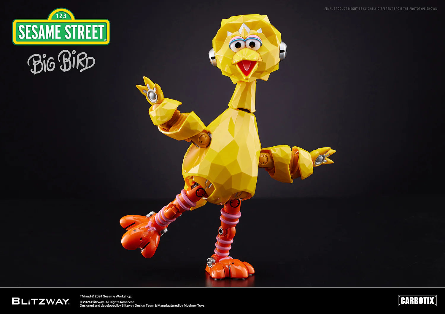 PRE-ORDER Blitzway - CARBOTIX - Sesame Street - Big Bird