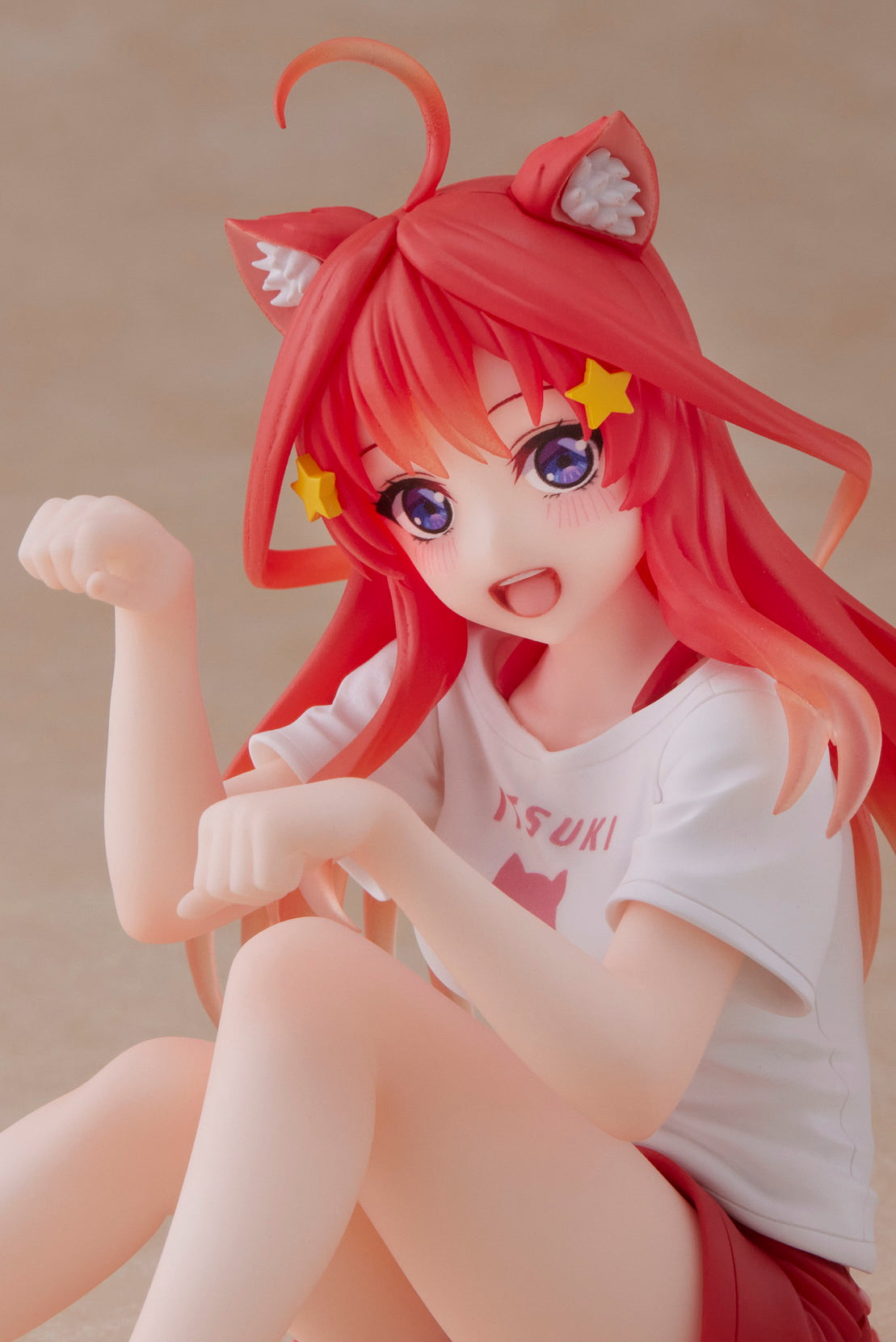 PRE-ORDER Taito - The Quintessential Quintuplets 2 Desktop Cute Figure - Itsuki Nakano: Newly Written Cat Roomwear Ver.