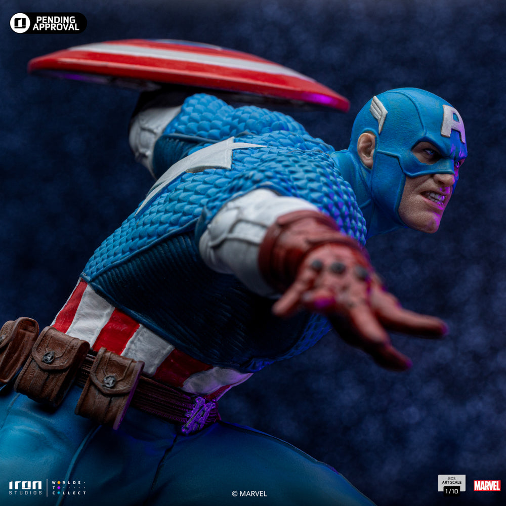 PRE-ORDER Iron Studios - BDS Art Scale - Marvel Comics - Captain America 1/10