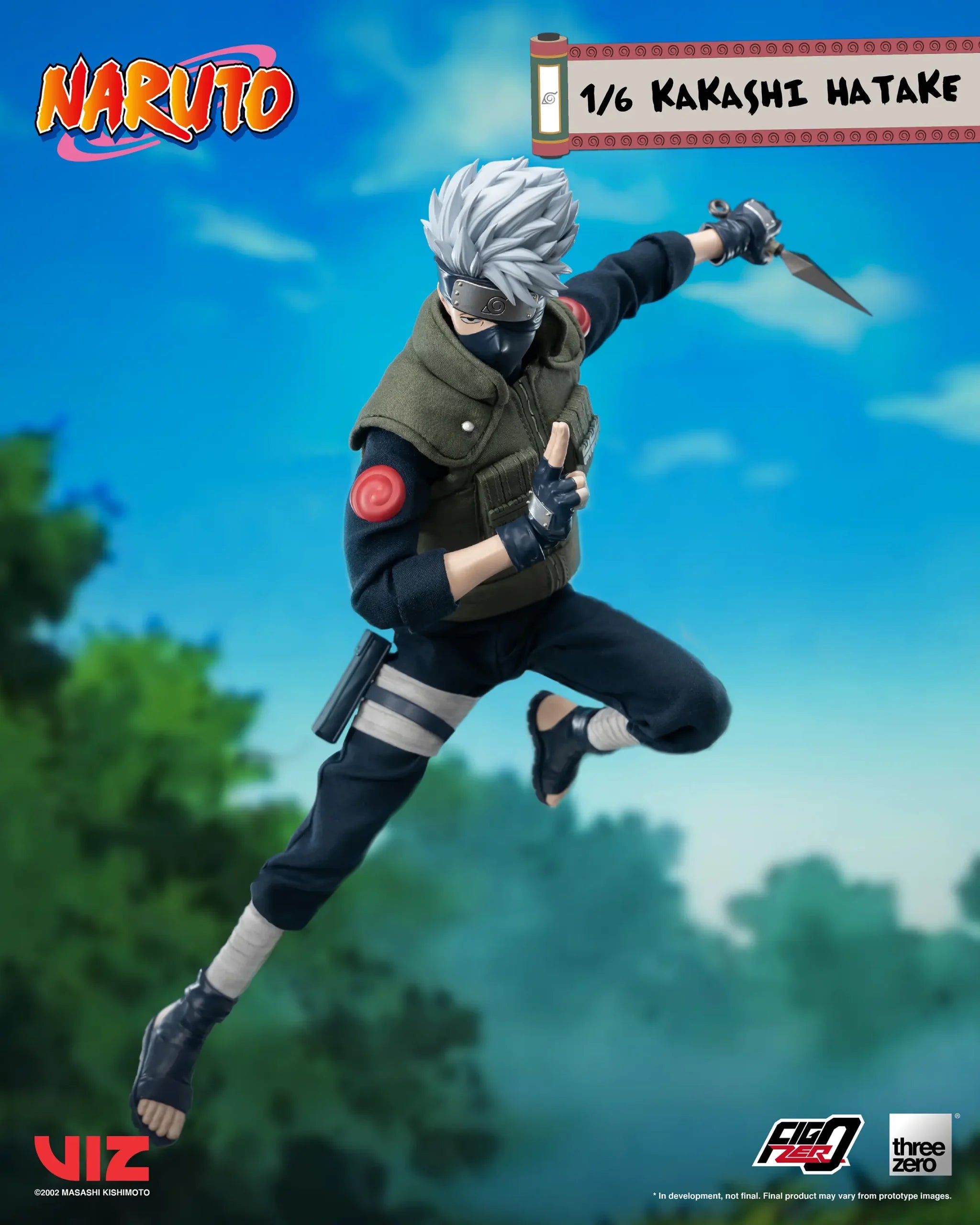 PRE-ORDER threezero - FigZero - Naruto - Kakashi Hatake 1/6