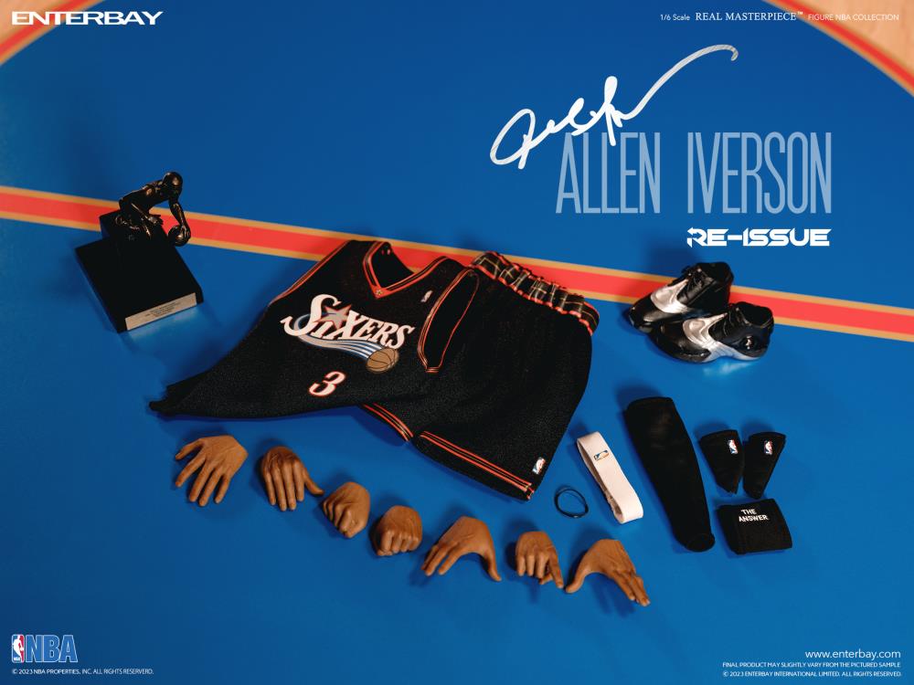 SPECIAL ORDER Enterbay - NBA Real Masterpiece - Allen Iverson: Limited Retro Edition 1/6 [JP]