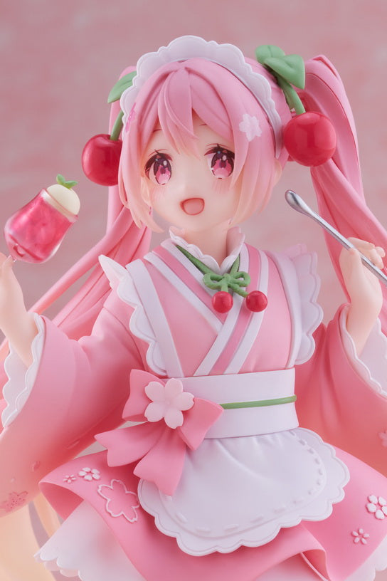 IN-STOCK Taito - Vocaloid Newly Written Figure - Sakura Miku: Japanese Cafe Ver.