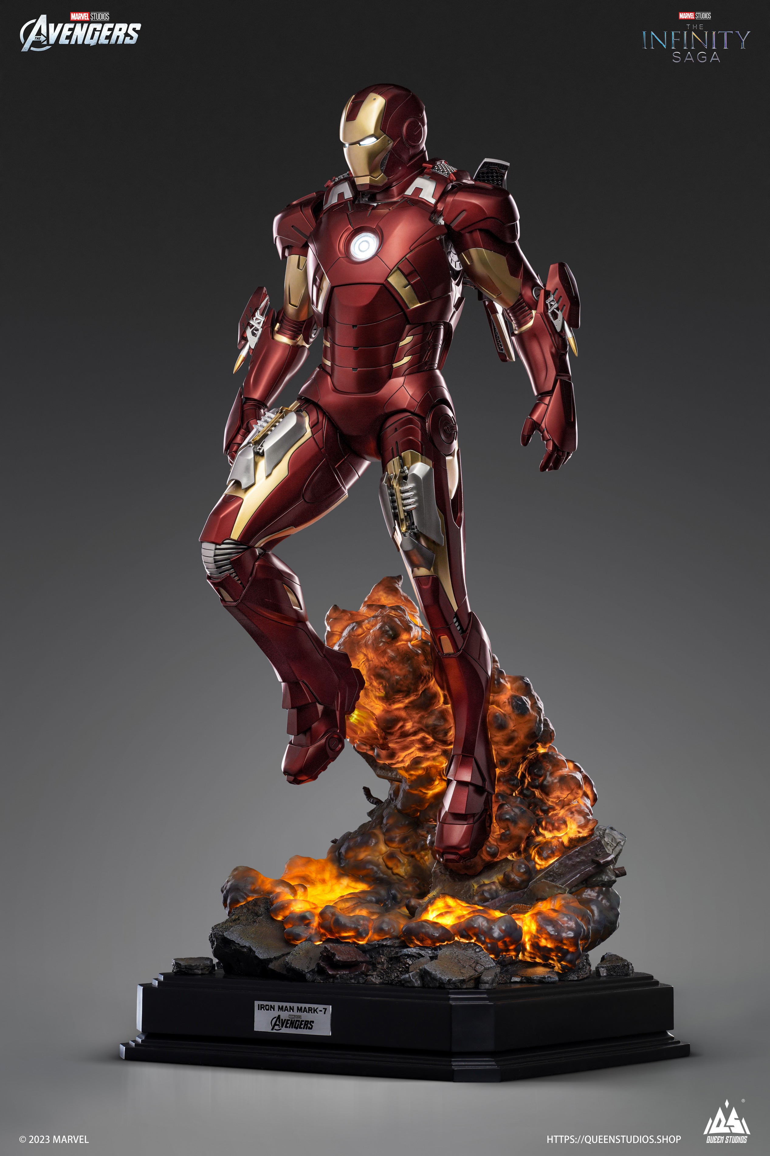 PRE-ORDER Queen Studios - The Avengers - Iron Man Mark 7 1/3