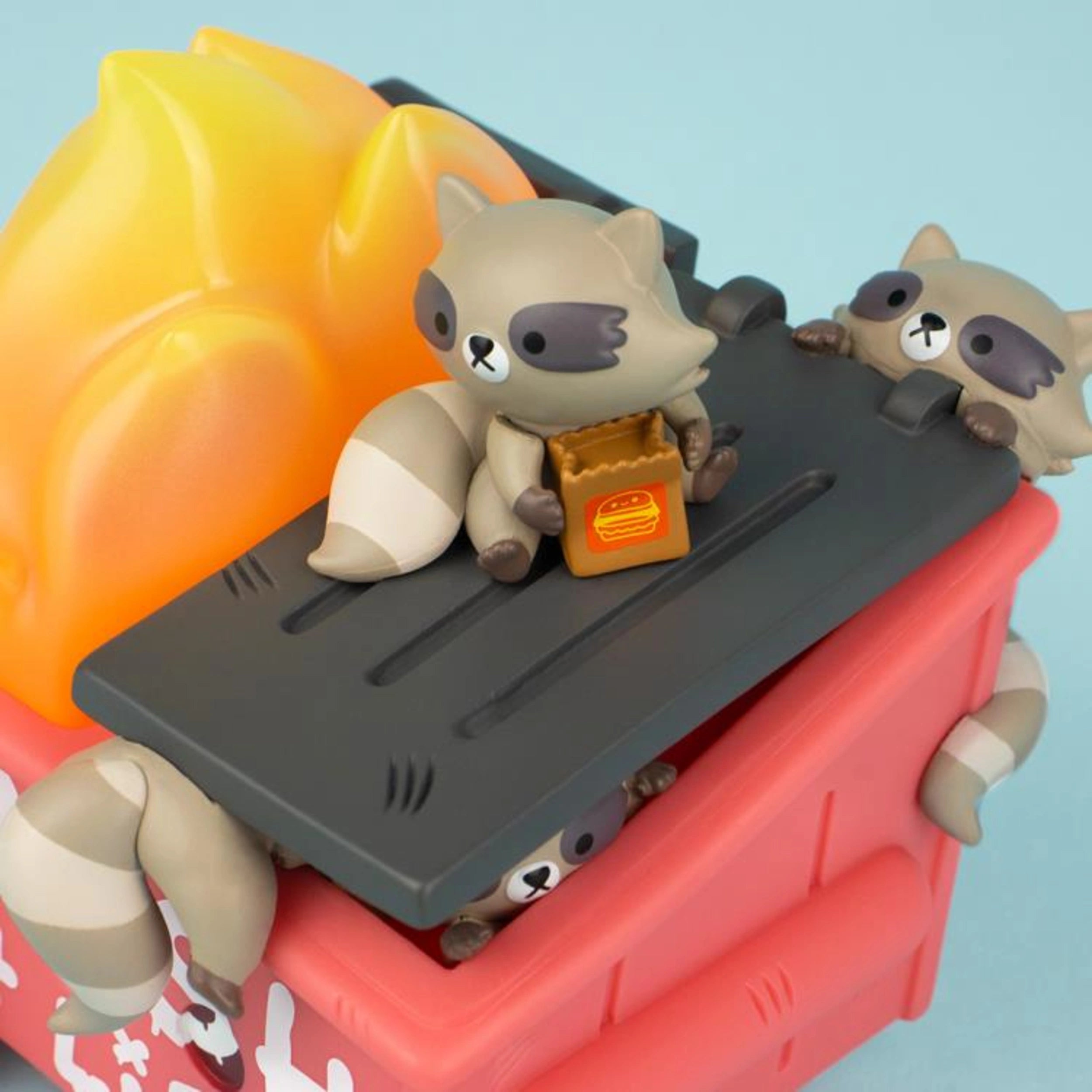 PRE-ORDER 100% Soft - Dumpster Fire - Trash Panda Dumpster Fire