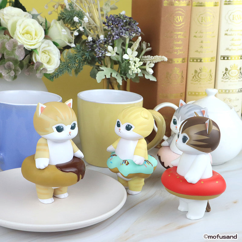BACK-ORDER mofusand - mofusand Donut Nyan Soft Vinyl Figure [Set of 4]