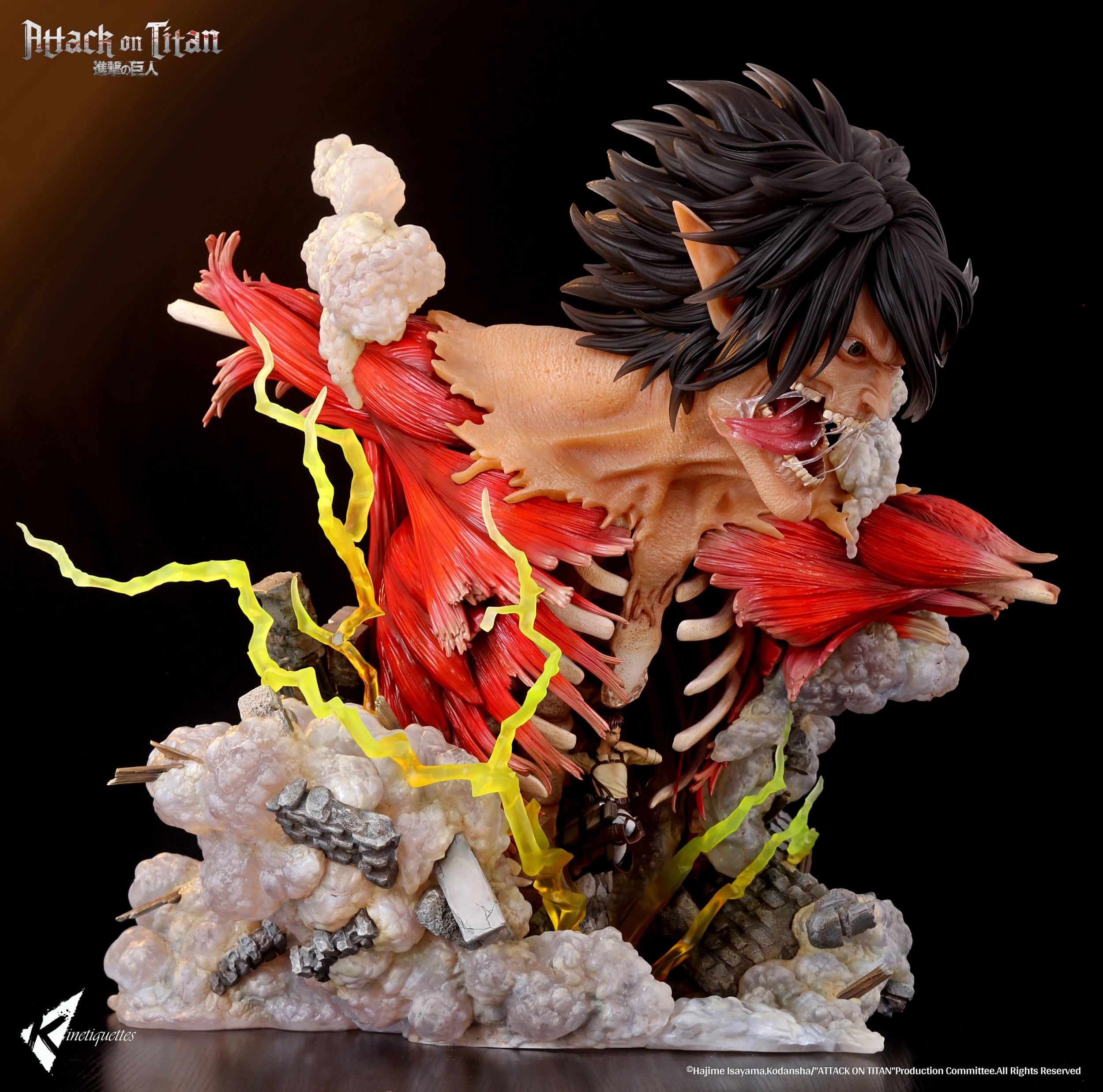 PRE-ORDER Kinetiquettes - Attack on Titan - Eren Jaeger 1/10
