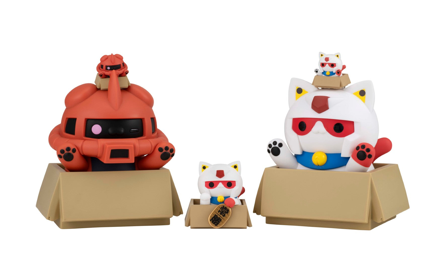 PRE-ORDER MegaHouse - MEGA CAT PROJECT - MOBILE SUIT GUNDAM - NYANDAM ☆LUCKYCAT