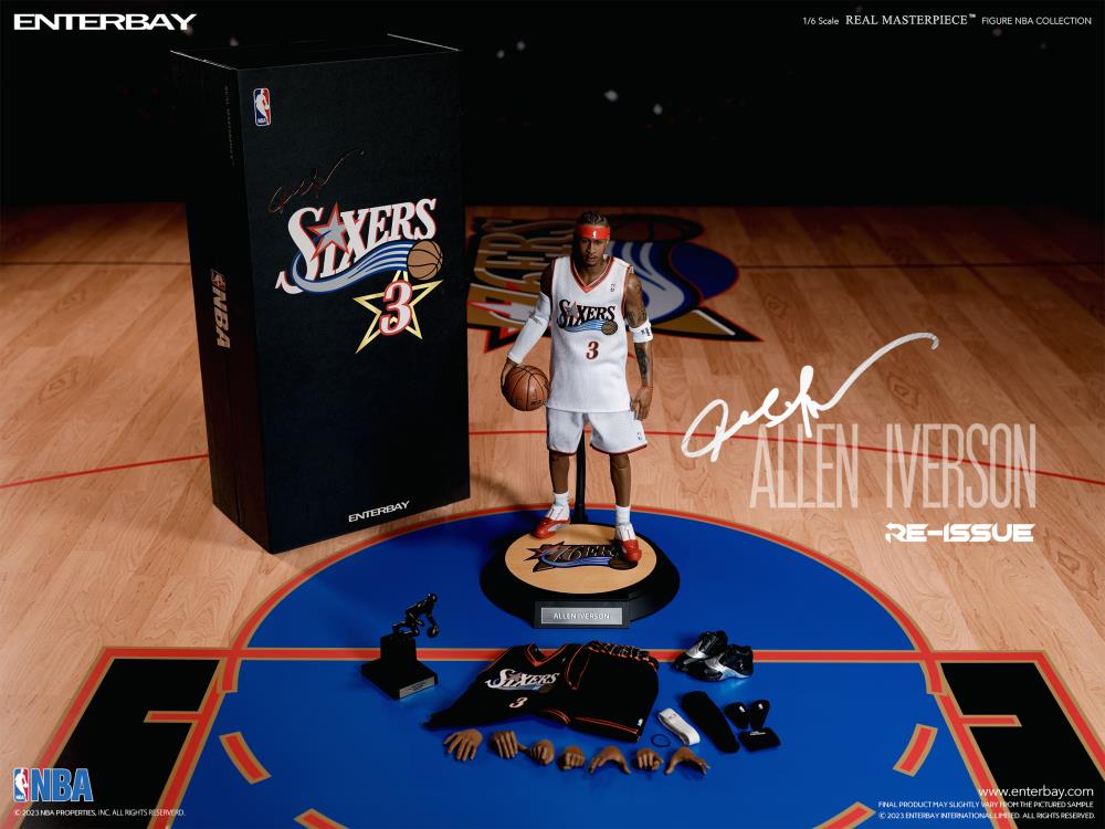 SPECIAL ORDER Enterbay - NBA Real Masterpiece - Allen Iverson: Limited Retro Edition 1/6 [JP]