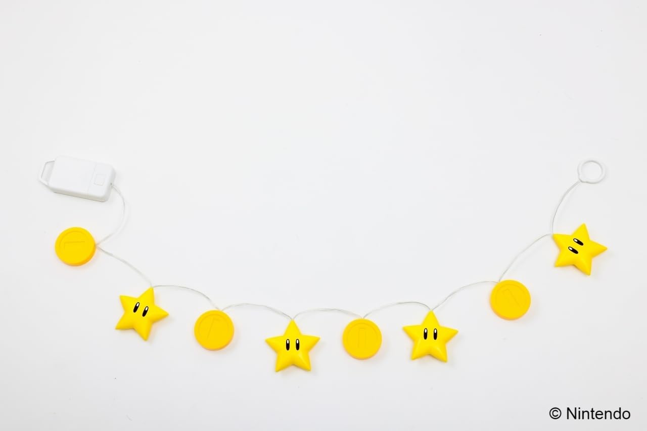 BACK-ORDER Takarajimasha - Super Mario Super Star & Coin Garland Light SPECIAL BOOK [JP]