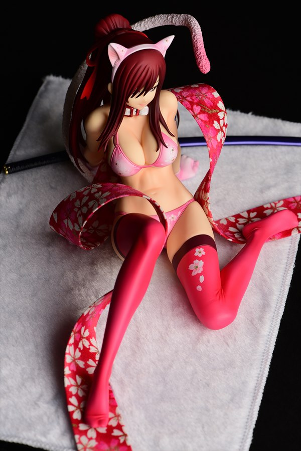 PRE-ORDER Orcatoys - Fairy Tail - Erza Scarlet: Cherry blossom Cat Gravure_Style 1/6