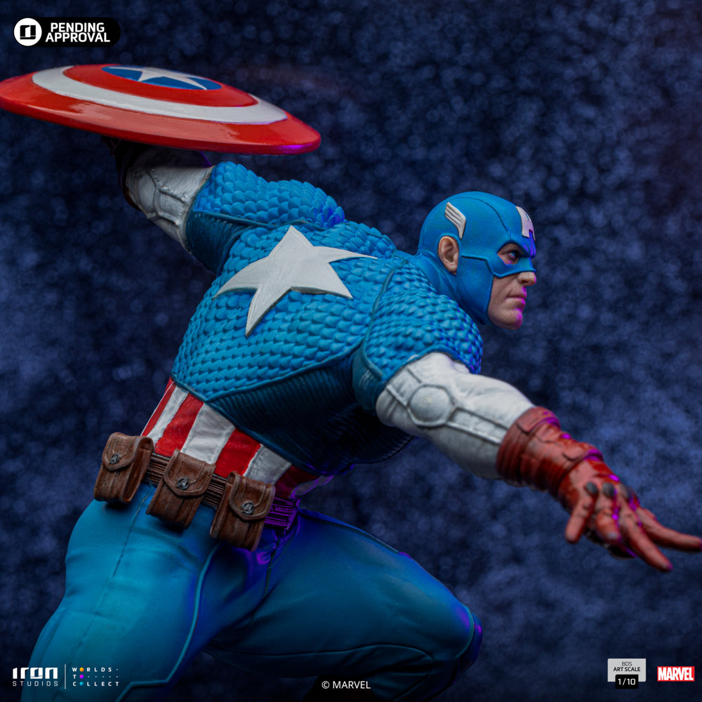 PRE-ORDER Iron Studios - BDS Art Scale - Marvel Comics - Captain America 1/10