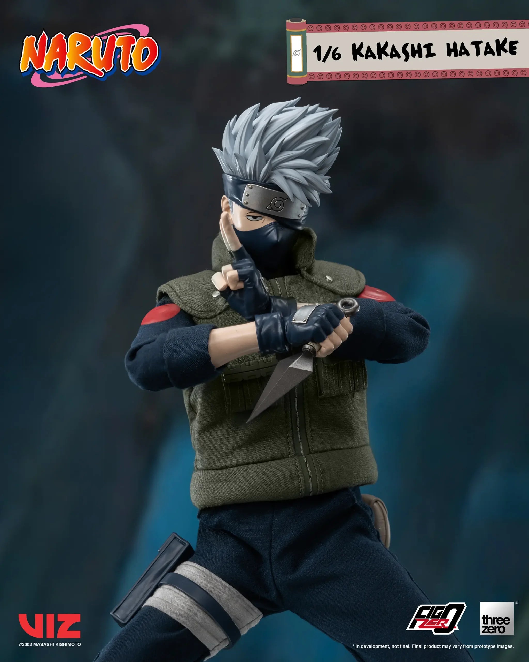 PRE-ORDER threezero - FigZero - Naruto - Kakashi Hatake 1/6