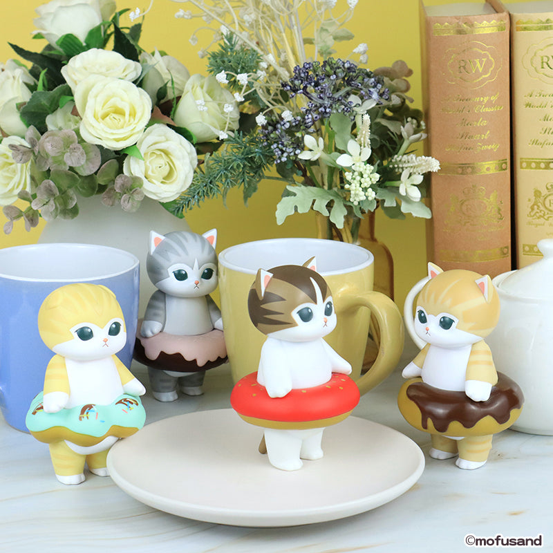 BACK-ORDER mofusand - mofusand Donut Nyan Soft Vinyl Figure [Set of 4]
