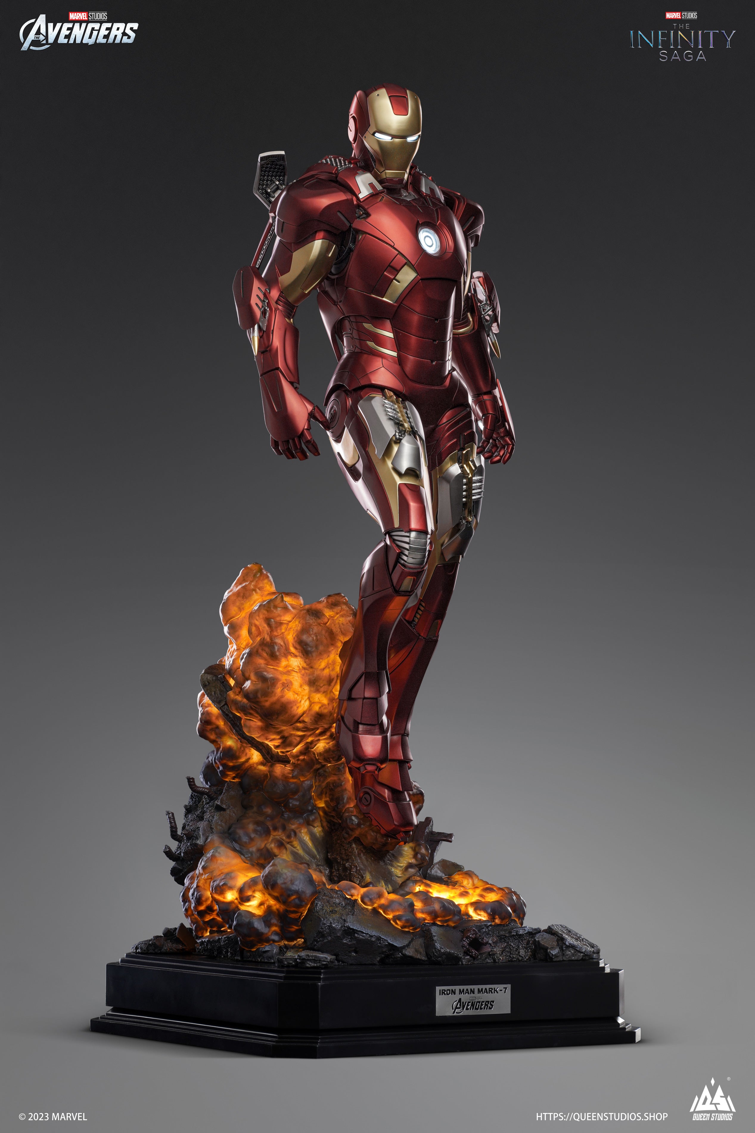 PRE-ORDER Queen Studios - The Avengers - Iron Man Mark 7 1/3
