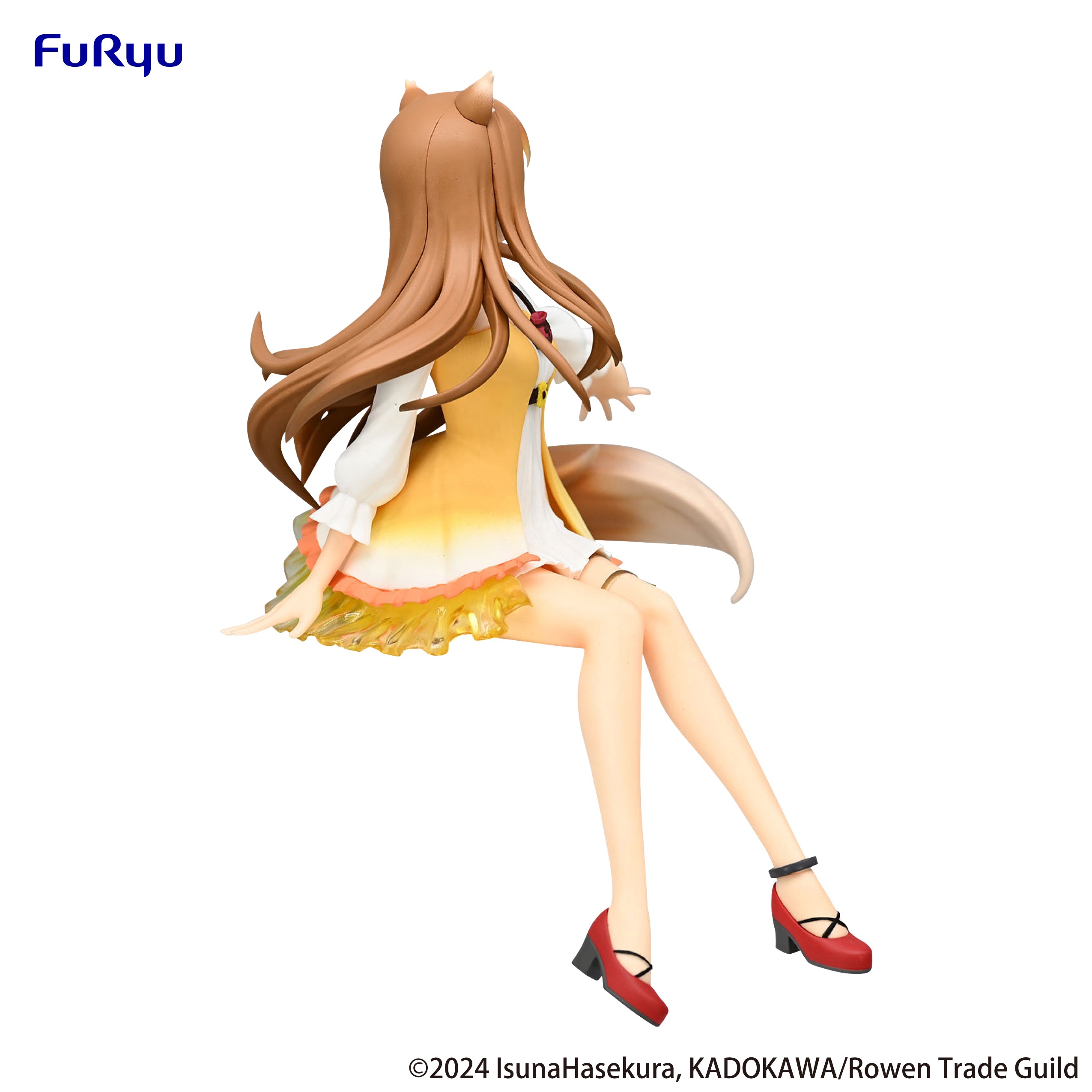 IN-STOCK FuRyu - Spice and Wolf: Merchant Meets the Wise Wolf Noodle Stopper Figure - Holo: Himawari One Piece Ver.