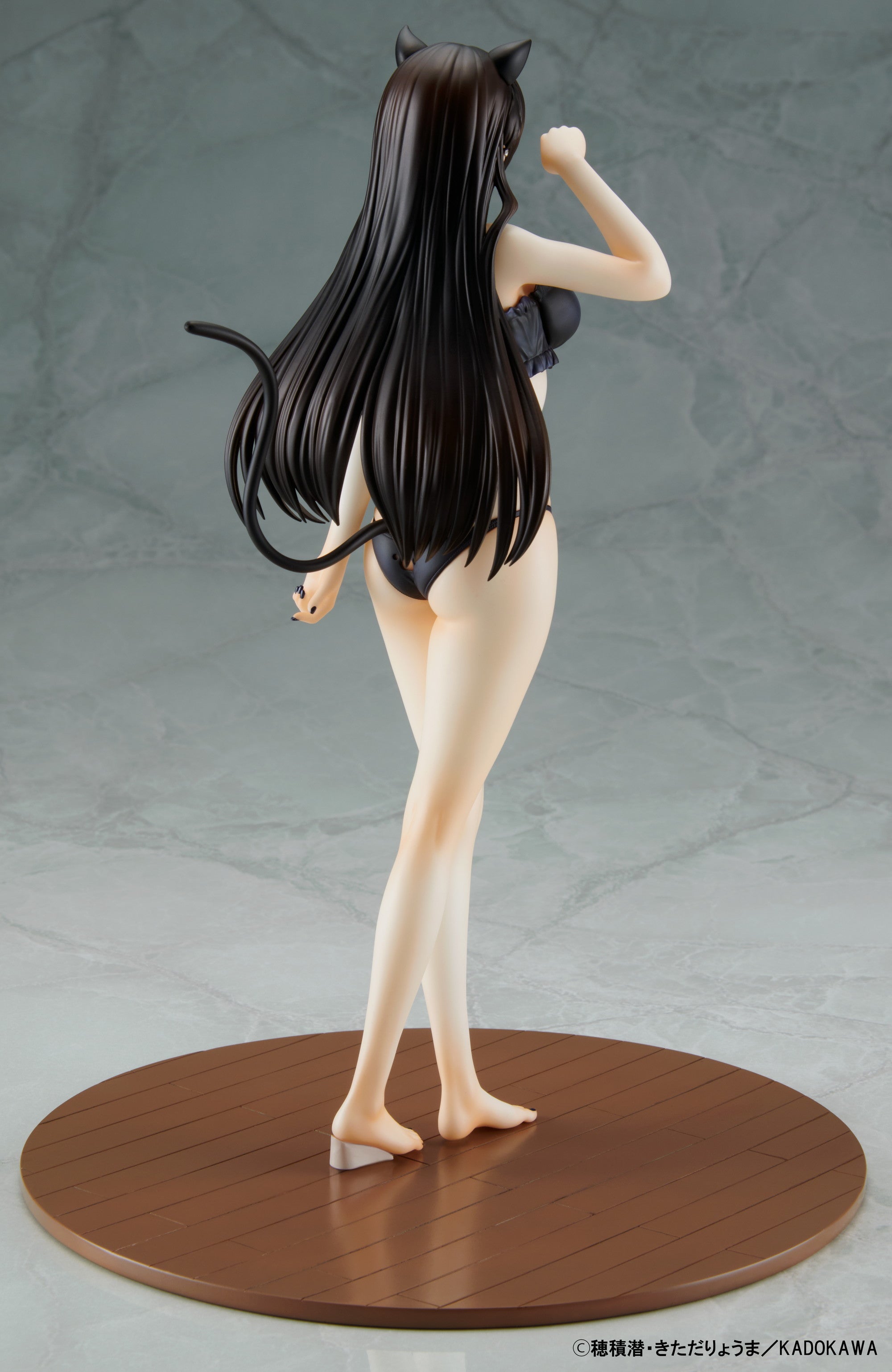 PRE-ORDER Kaitendo - The Story of a Manga Artist Who Was Imprisoned by a Strange High School Girl - Konata: Competition Swimsuit & Cat Lingerie Costume Set 1/6