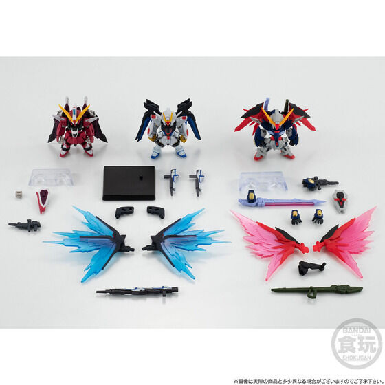 PRE-ORDER Bandai - FW GUNDAM CONVERGE - Mobile Suit Gundam Seed Destiny - 3 Piece Set [EXCLUSIVE]