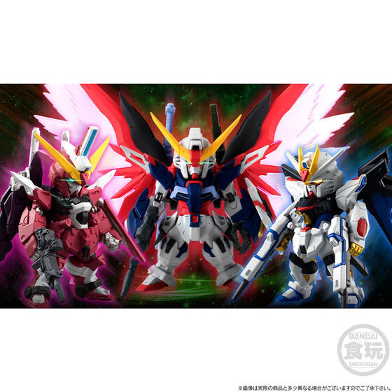 PRE-ORDER Bandai - FW GUNDAM CONVERGE - Mobile Suit Gundam Seed Destiny - 3 Piece Set [EXCLUSIVE]