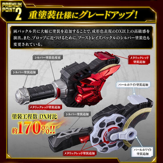 PRE-ORDER Bandai - PREMIUM DX - Kamen Rider Geats - Boost & Magnum Raise Buckle Set [EXCLUSIVE]