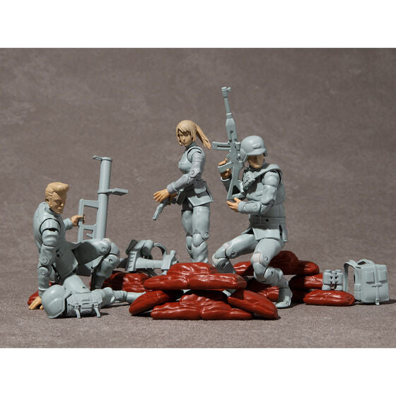 PRE-ORDER MegaHouse - G.M.G Professional - Mobile Suit Gundam - E.F.F. Normal Soldier 01-03 Set 1/18 [EXCLUSIVE]