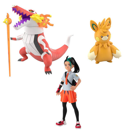 IN-STOCK Bandai - Pokémon Scale World Paldea Region - Nemona with Skeledirge & Pawmot [EXCLUSIVE]