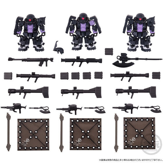 PRE-ORDER Bandai - Mobility Joint Gundam - Black Tri-Stars Zaku II High Mobility Type [Set of 3] [EXCLUSIVE]