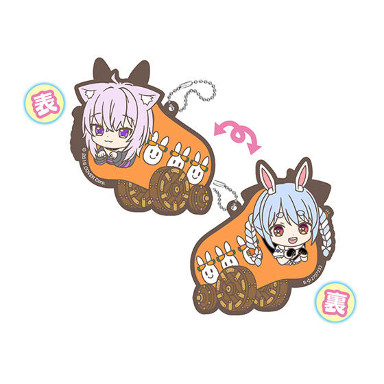 IN-STOCK Bandai - Reversible Rubber Mascot - Hololive Production - Usagika & Okurumi