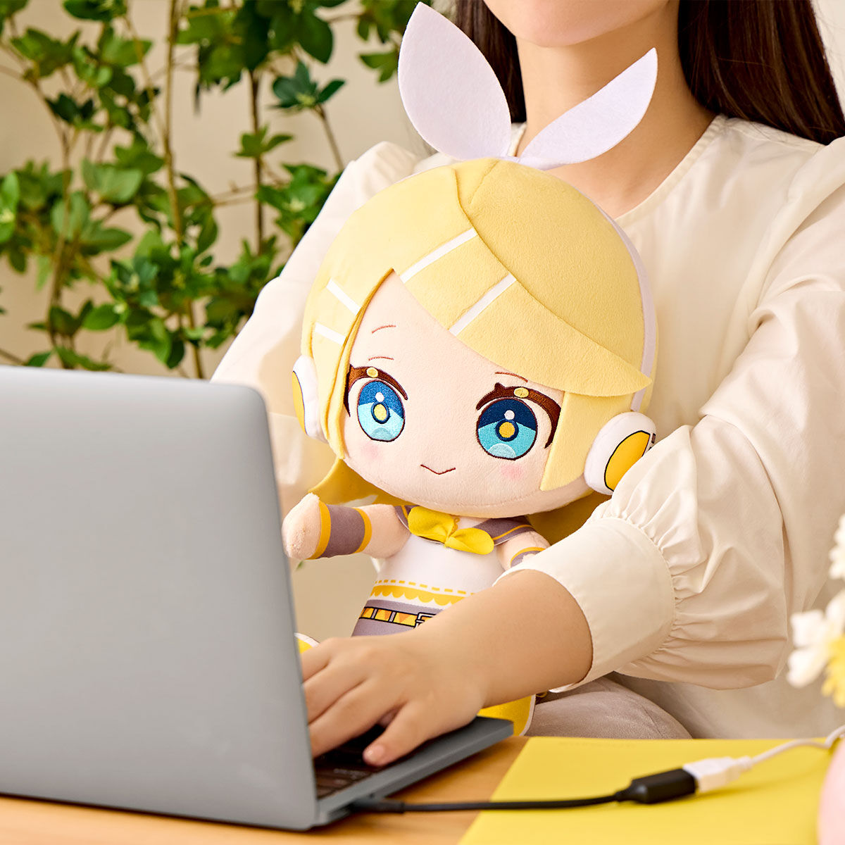 SPECIAL ORDER Bandai - Vocaloid Warm Plush - Kagamine Rin [EXCLUSIVE] [JP]