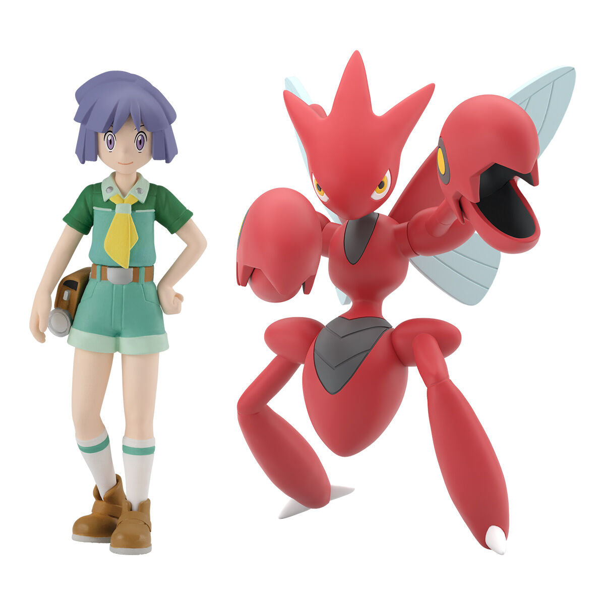 PRE-ORDER Bandai - Pokémon Scale World Johto Region - Bugsy & Scizor [EXCLUSIVE]