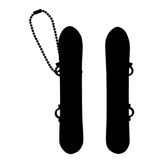 BACK-ORDER Bandai - SALOMON Snowboard Miniature Charm [Set of 7 with Secret]