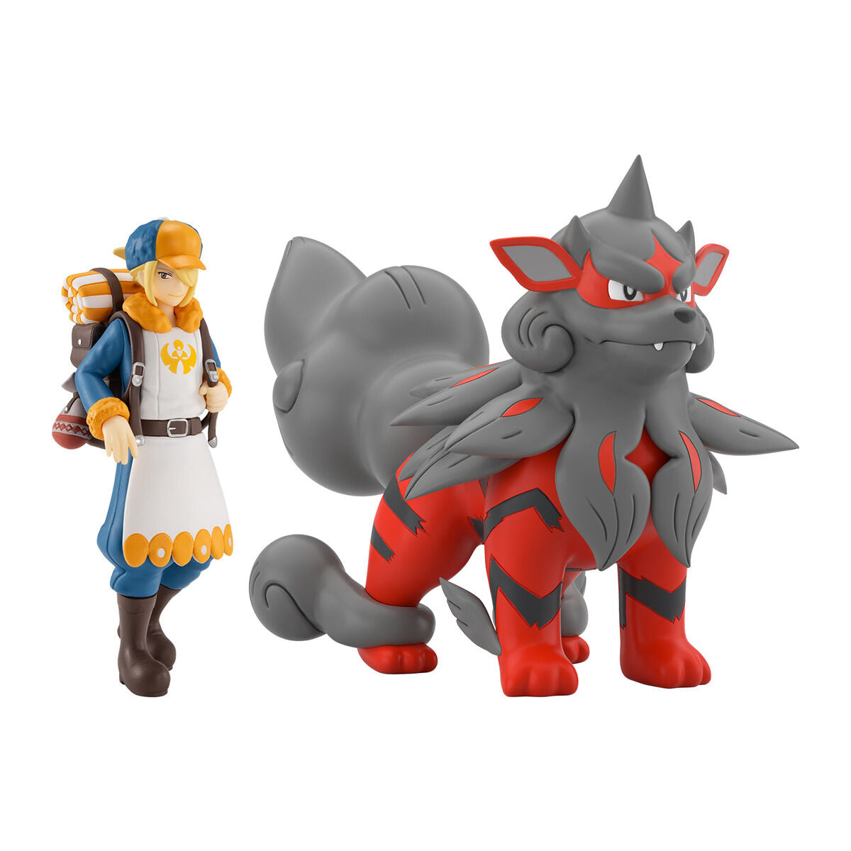 PRE-ORDER Bandai - Pokémon Scale World Hisui Region - Volo &amp; Arcanine (Hisuian Form)