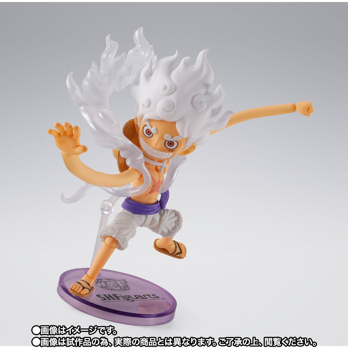PRE-ORDER Bandai - S.H.Figuarts World Collectable Figure × S.H.Figuarts - One Piece - Monkey D. Luffy: Gear5 and ONE PIECE World Collectable Figure Premium - MONKEY D. LUFFY Gear5 SPECIAL [Bundle]
