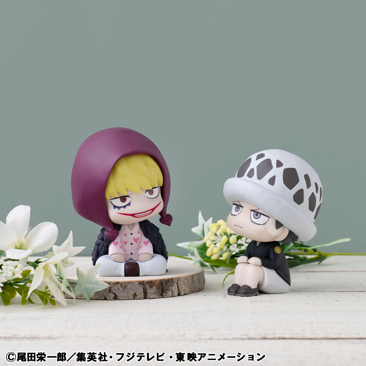 PRE-ORDER MegaHouse - Look Up - ONE PIECE - Trafalgar Law: Childhood Ver. & Corazon Set [EXCLUSIVE]