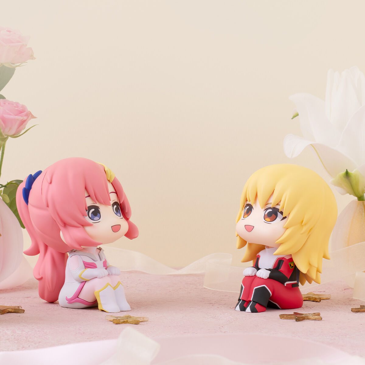 PRE-ORDER MegaHouse - Look Up - Mobile Suit Gundam SEED FREEDOM - Lacus Clyne & Cagalli Yula Athha Set [EXCLUSIVE]