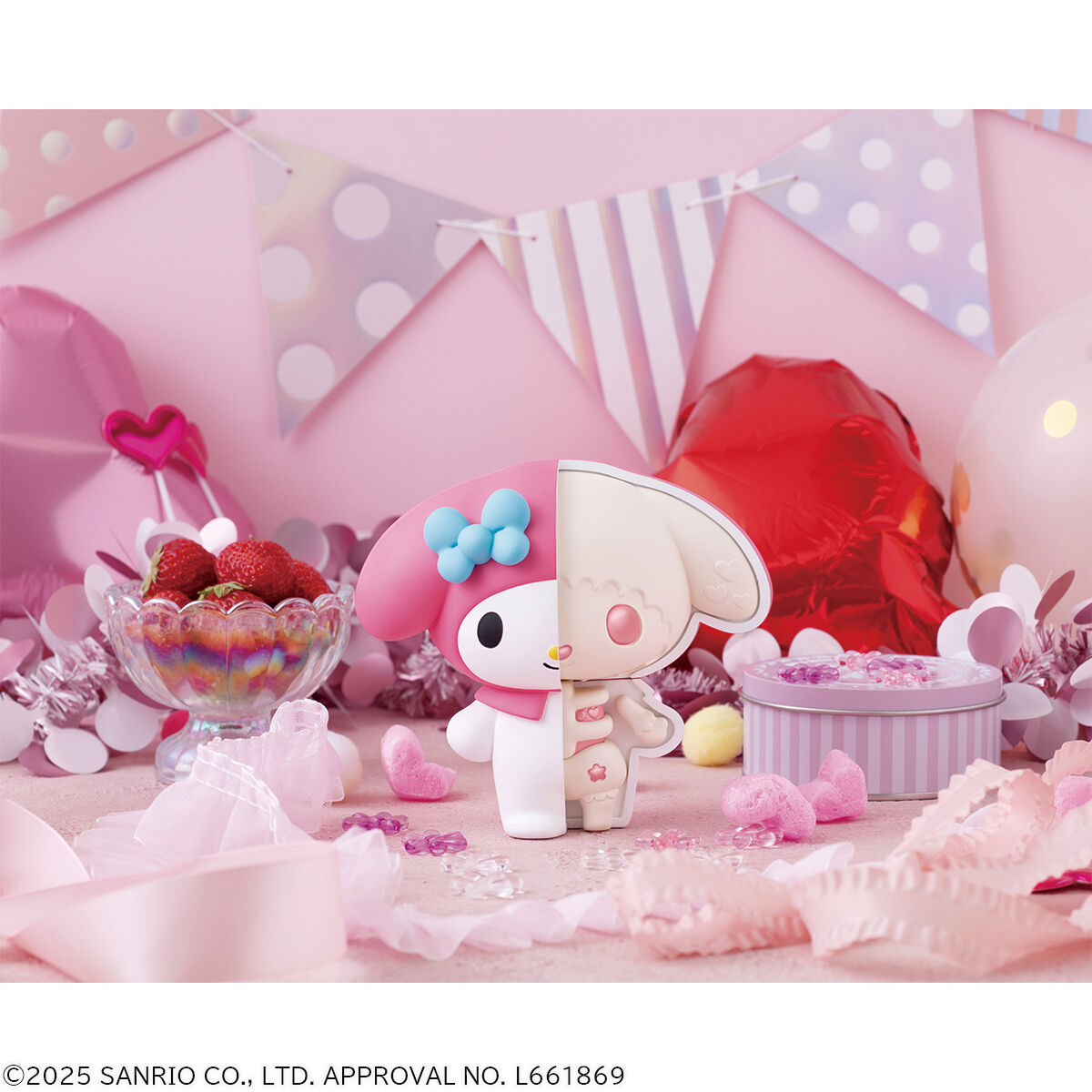 PRE-ORDER MegaHouse - KAITAI Puzzle FANTASY (Sofbi) Soft Vinyl Collection - My Melody & Kuromi Set [EXCLUSIVE]