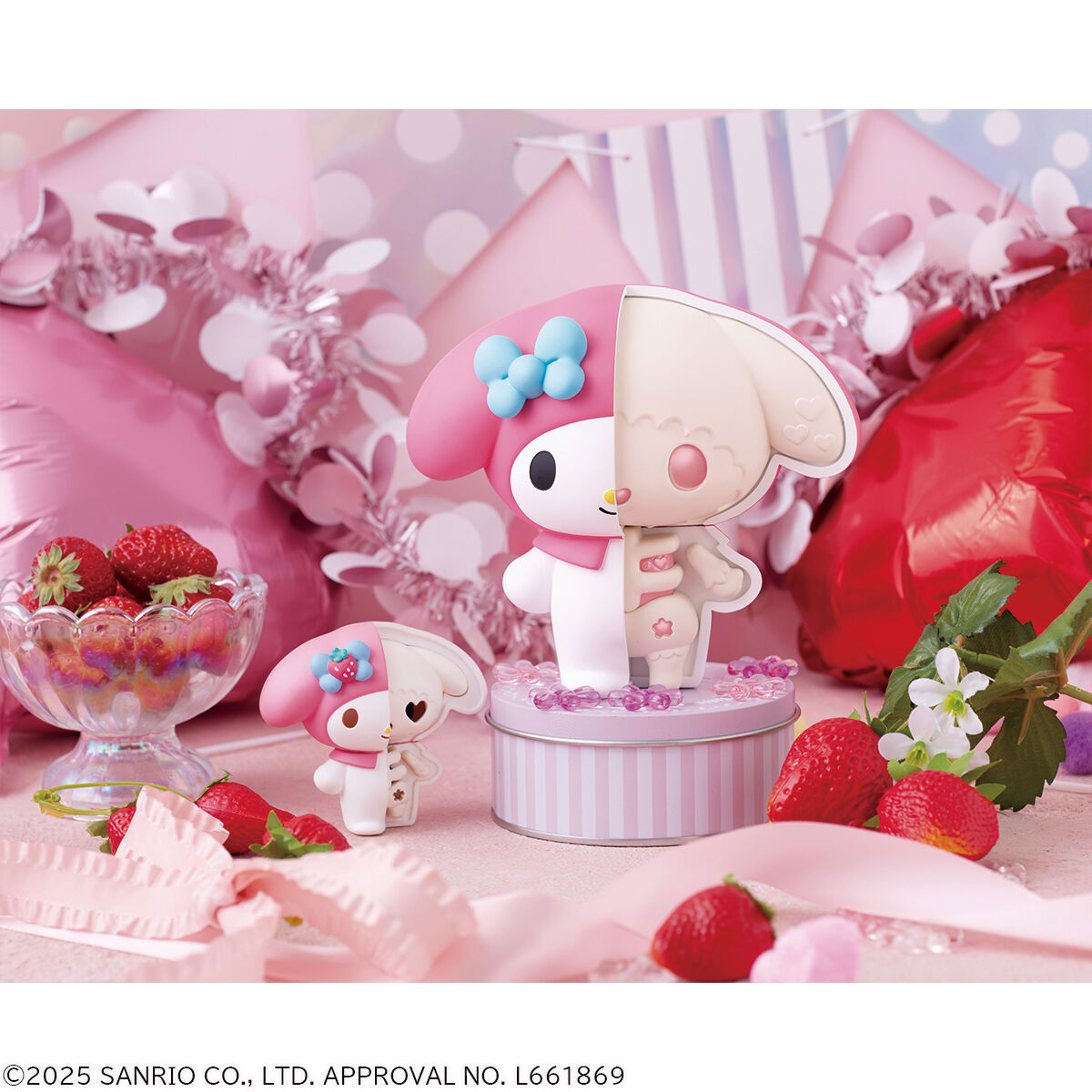 PRE-ORDER MegaHouse - KAITAI Puzzle FANTASY (Sofbi) Soft Vinyl Collection - My Melody & Kuromi Set [EXCLUSIVE]