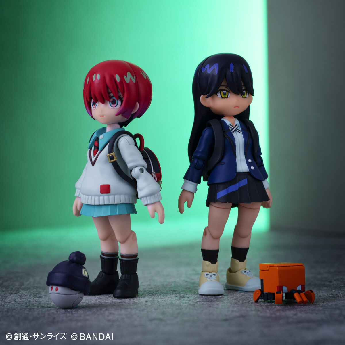 PRE-ORDER Bandai - LINK TRAVELERS - Mobile Suit Gundam GQuuuuuX's WORLD - Machu & Nyaan Set [EXCLUSIVE]