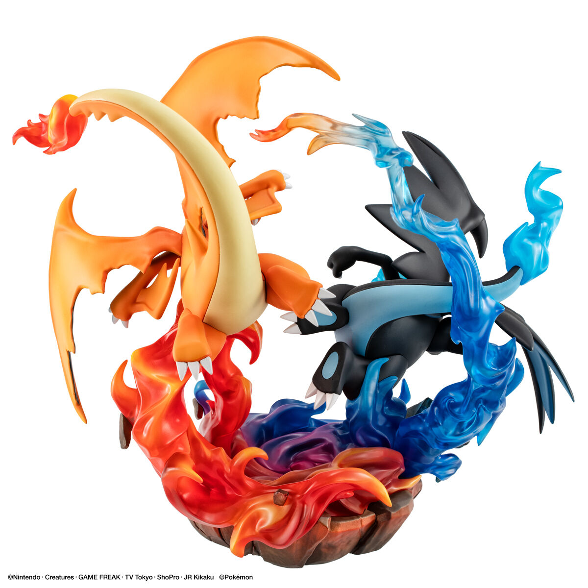 PRE-ORDER MegaHouse - G.E.M. EX Series - Pokémon - Mega Charizard X & Mega Charizard Y [JP]