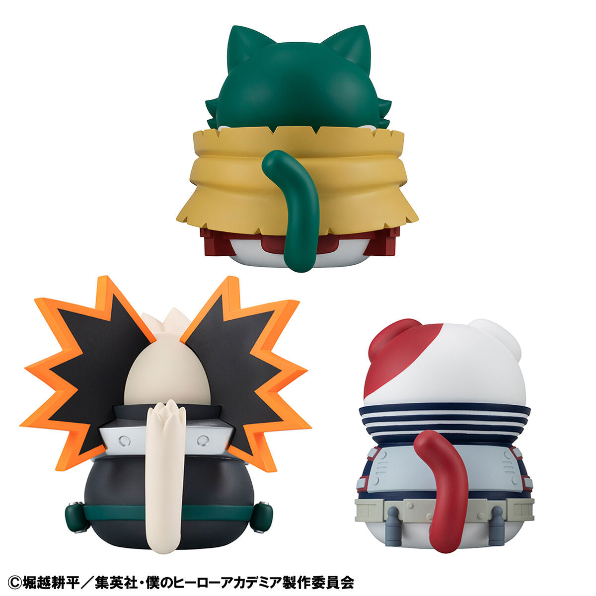 PRE-ORDER MegaHouse - MEGA CAT PROJECT - My Hero Academia - Nyanto! The Big Heroaca Cats Series - Midoriya & Bakugo & Todoroki Set [EXCLUSIVE]