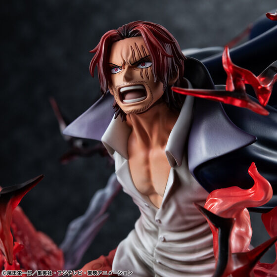 PRE-ORDER MegaHouse - Portrait.Of.Pirates SA-MAXIMUM - ONE PIECE - Leader of Red Hair Pirates Red-Haired Shanks: Kamusari [EXCLUSIVE]